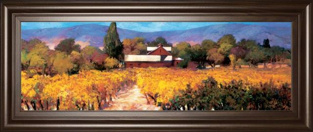 Classy Art Vineyard Afternoon by Craig, P. Wall Art-0