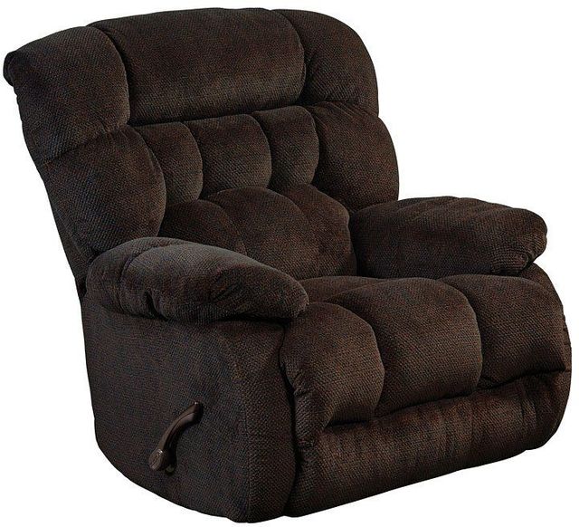 Catnapper® Daly Chocolate Chaise Swivel Glider Recliner-0