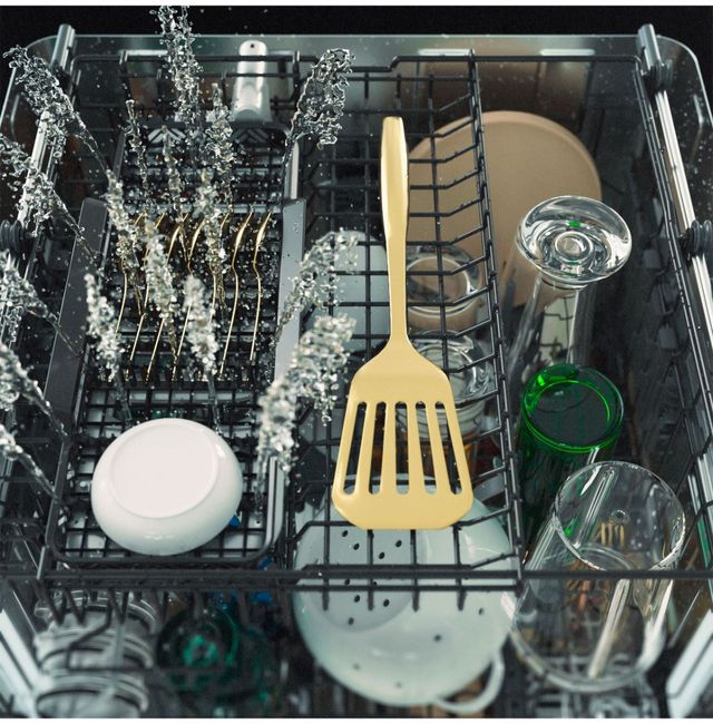 Cafe™ 24" Fingerprint Resistant Matte Black Top Control Built In Dishwasher-9