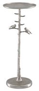 Currey & Company Piaf Polished Nickel Drinks Table-0