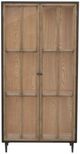 Nest Home Collections Camden Espresso/Natural Doors Tall Cabinet-0
