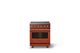 Viking® 5 Series 30" Spiced Cider Pro Style Induction Range with Polished Chrome Trim-3