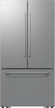 Samsung Bespoke AI 36'' 29.5 Cu. Ft. Fingerprint Resistant Stainless Steel Freestanding French Door Refrigerator-0