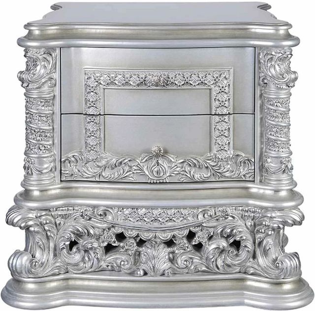ACME Furniture Valkyrie Antique Platinum Nightstand-3