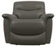 La-Z-Boy® James Charcoal Leather Power Wall Recliner with Headrest and Lumbar-1