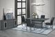 Global Furniture USA Monaco 2-Piece Dark Gray Dining Chair Set-1