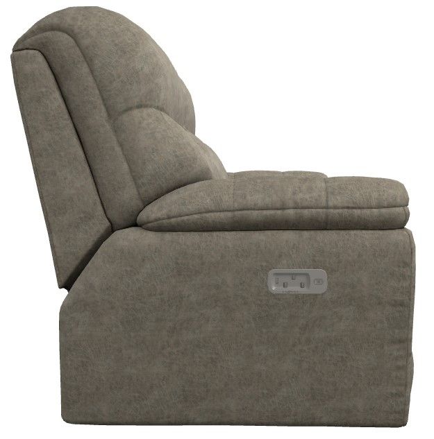 La-Z-Boy® Morrison Sable Power Reclining Loveseat with Headrest and Lumbar-2