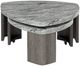 Signature Design by Ashley® Surmour Gray Stacked Cocktail Table with Brown Base-1