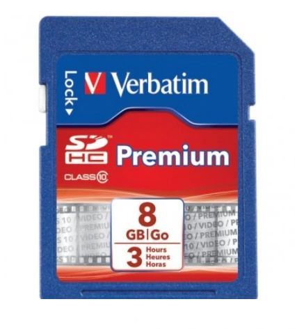Verbatim 8 GB Class 10 SDHC Card-0