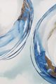 Stylecraft Blue Water Rings I Blue/Brown/Off-White Wall Art-1