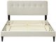 Bernards Amelia Beige King Panel Bed with USB Port-1