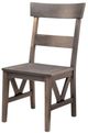 Handstone hattanooga Side Chair With Leather Seat-1