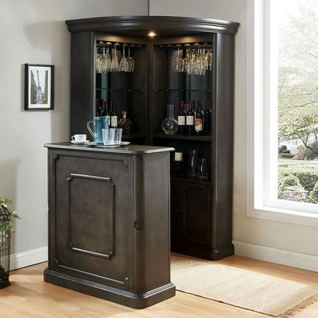 Furniture of America® Voltaire Gray Curio-0