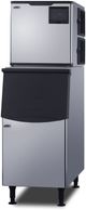 Summit® 23" 350 lb. Stainless Steel Freestanding Ice Maker with Steel Bin-3