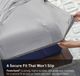 BEDGEAR® Hyper-Cotton™ Performance® 4-Piece Light Gray Split King Sheet Set-5