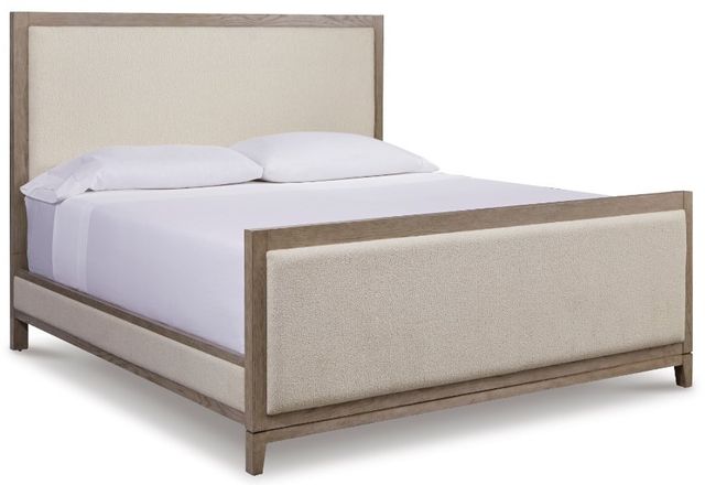 Signature Design by Ashley® Chrestner 3-Piece Gray California King Panel Bed Set-1