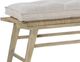 Hooker® Furniture Surfrider Driftwood/Zuri Cream Bed Bench-1