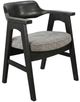 Sunny Designs™ Wren Gray/Umbra Black Dining Arm Chair-0