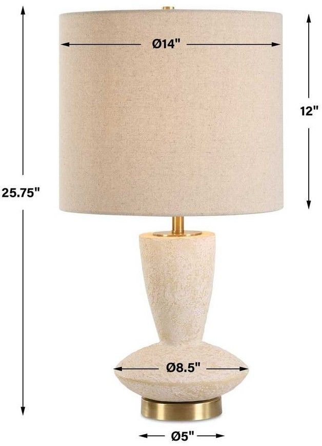 Uttermost® Doreyn Ivory Table Lamp-2