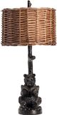 Crestview Collection Bear Knowledge Black Table Lamp-2