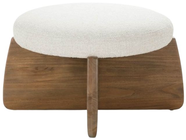 Rowe® Customizable Nova Round Cocktail Ottoman-3