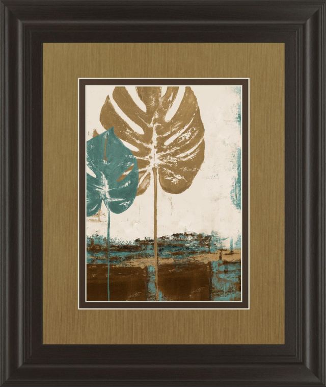 Classy Living Patricia Pinto Blue Leaves II Wall Art-0