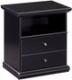 Signature Design by Ashley® Maribel Black Nightstand-1