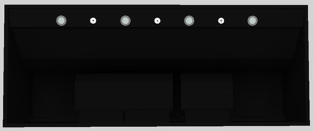 Vent-A-Hood® 60" Black Wall Mounted Range Hood-3