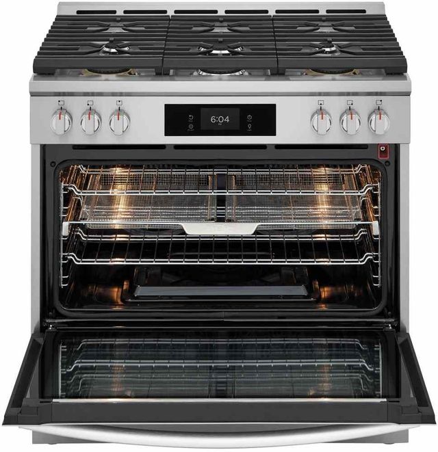 Frigidaire Gallery® 36" Smudge-Proof® Stainless Steel Freestanding Natural Gas Range-1