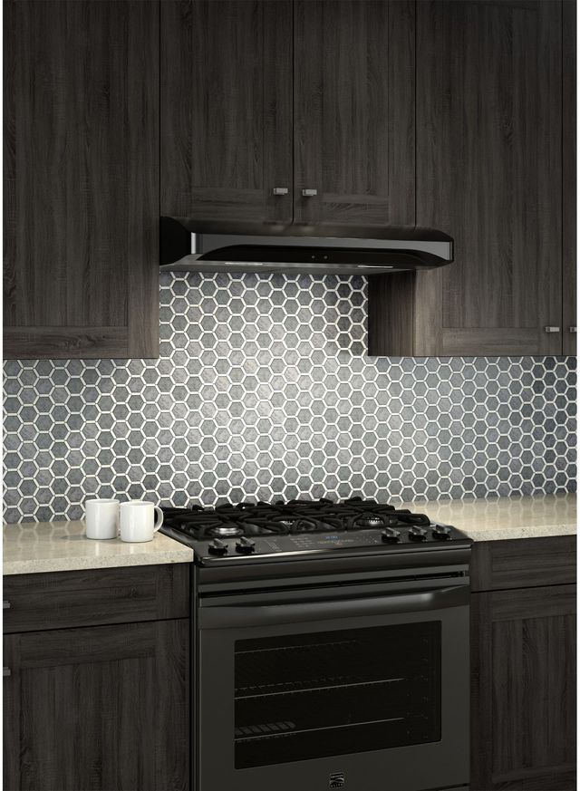 Broan® Elite Alta™ 2 Series 30" Black Convertible Under Cabinet Range Hood-4