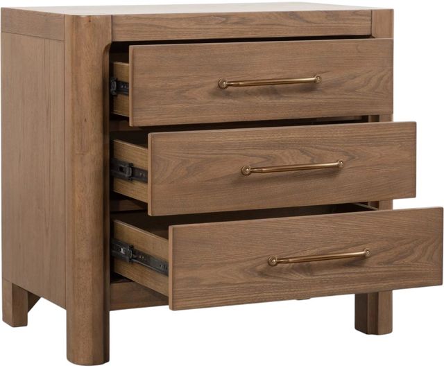 Modus Furniture Morris Claystone 3-Drawer Nightstand-3