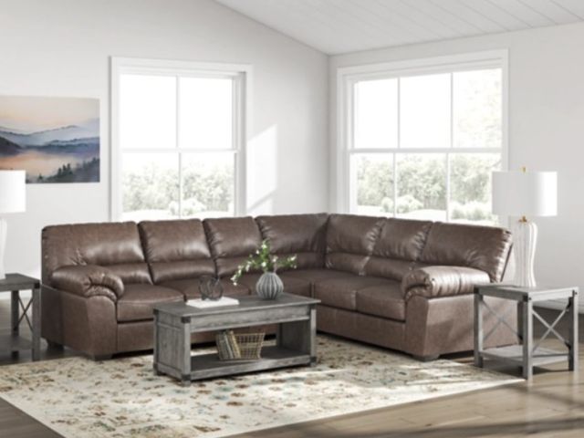 Signature Design by Ashley® WillowBend 3-Piece Umber 38" L-Shape Sectional-2