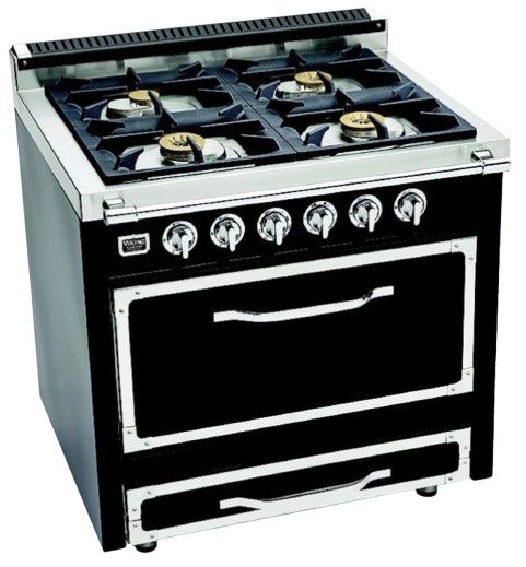 Viking® Tuscany 36" Antique Bronze Pro Style Dual Fuel Range-1