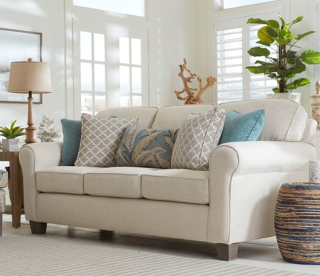 Best® Home Furnishings Customizable Annabel Sofa with Dark Walnut Legs-1