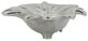 A & B Home Silver Long Metal Leaf Tray-3