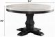 ACME Furniture Nolan Round White Marble Top Dining Table with Salvage Dark Oak Base-2