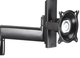 Chief® Black Single Monitor Dual Arm Wall Mount-1