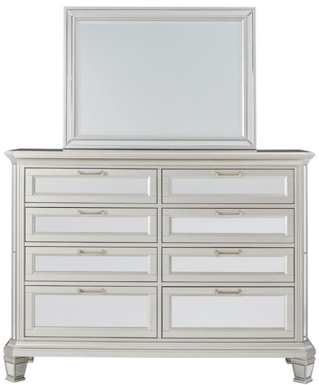 Signature Design by Ashley® Lindenfield Silver Dresser and Mirror-1