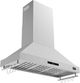 FORNO® Venezia Alta Qualita 48" Stainless Steel Wall Mounted Range Hood with Touch Controls and Baffle Filters-4