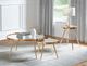 Coaster® Kaelyn 2-Piece Mirror Top Nesting Table with Gold Tapered Legs-2