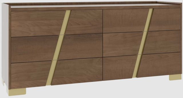 Country View Woodworking Verrado 71" Metal Legs Dresser-0