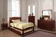 Furniture of America® Cara Cherry Twin Platform Bed-1