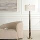 Uttermost® Tyree Brown Marble/Off-White Floor Lamp with Brass Accent-1