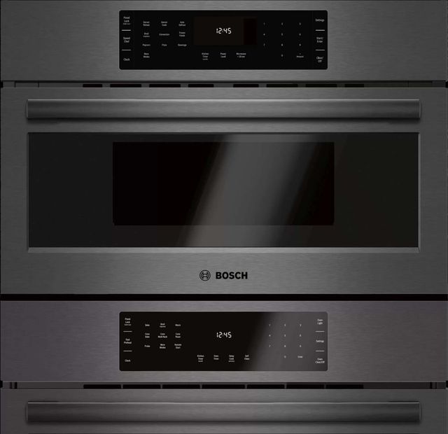 Bosch® 800 Series 30" Black Stainless Steel Electric Built In Oven/Micro Combo-1