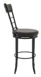 International Furniture Direct Blackburn Licorice Bar Stool-1