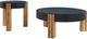 Signature Design by Ashley® Breenmore 2-Piece Black Occasional Table with Natural Base Set-0