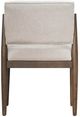 LH Home Fritz Athens Chestnut/Linen Taupe Dining Side Chair-5