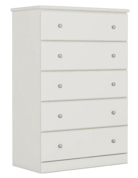 Perdue Woodworks Big Chester Rockport White Bookcase with Knob-0