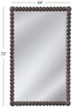Bassett Mirror Vallente Gray Wash Floor Mirror-4