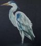 Stylecraft Heron in the Shadows Black/Silver Wall Art -2